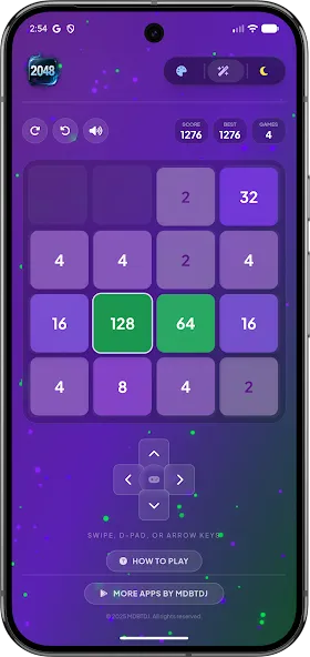 2048 Pro Offline Glass Edition screenshot 8