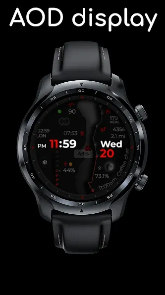 Digital Watch Face CUE102 screenshot 3