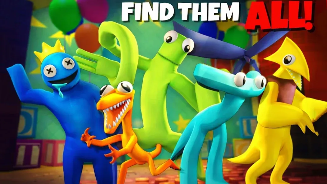 Rainbow Friends: Sim Game screenshot 1