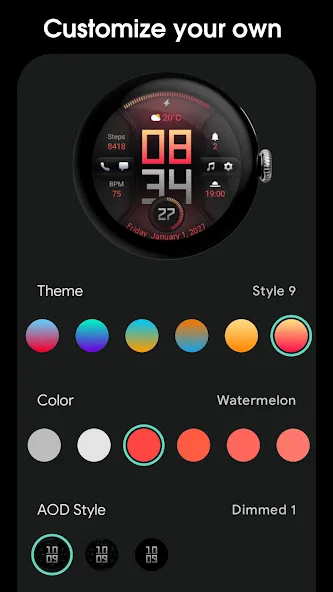 PRADO 78 Digital Watch Face screenshot 5