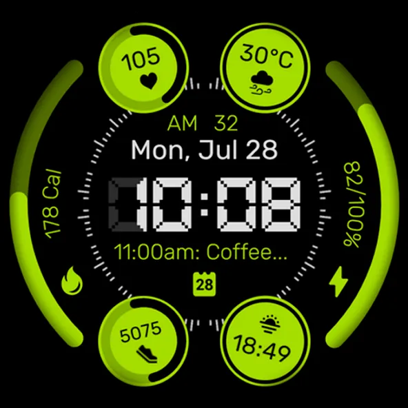 Watch face CNW-41 screenshot 6