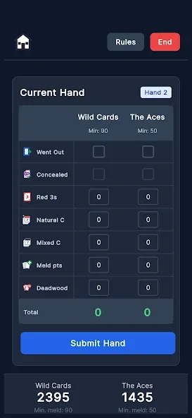 Canasta Score Pro - Ad Free screenshot 8