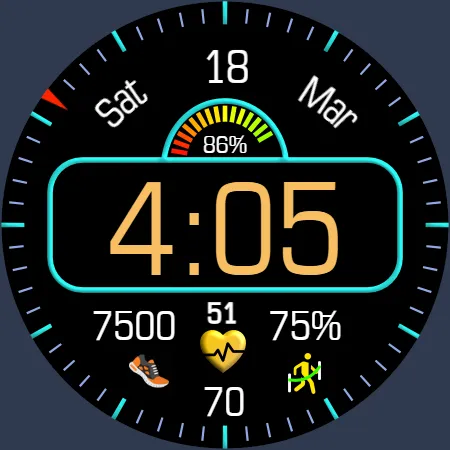 Iris4010 Digital Watch Face screenshot 13