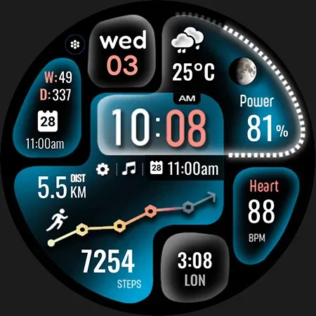 ML2U 358 Watch Face screenshot 27