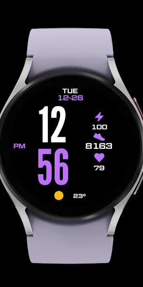 Nighty Digital 22 - watch face screenshot 5