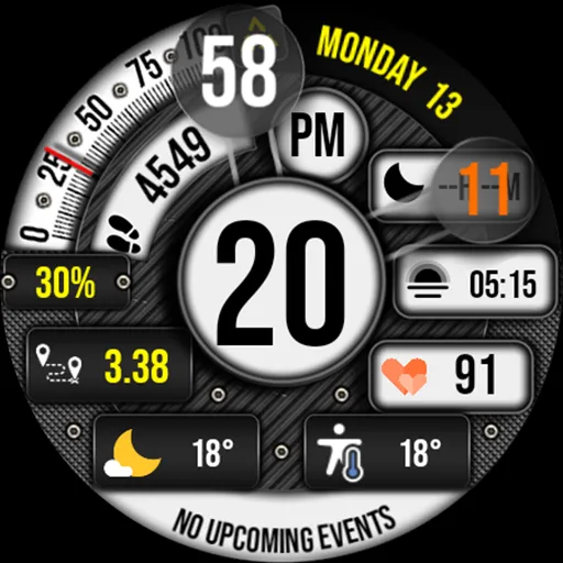 Hybrid Watch Face MB362 screenshot 25