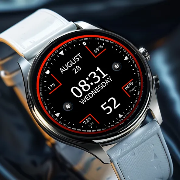 Key WF27 Digital Watch Face screenshot 7