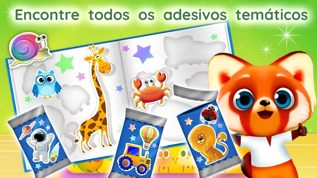 Jogo crianças com Panda Rocky screenshot 4