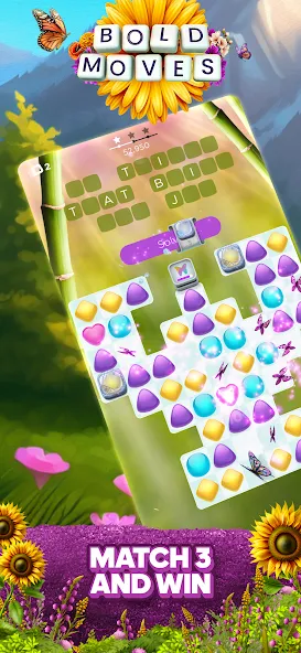 Bold Moves Match 3 Puzzles screenshot 1