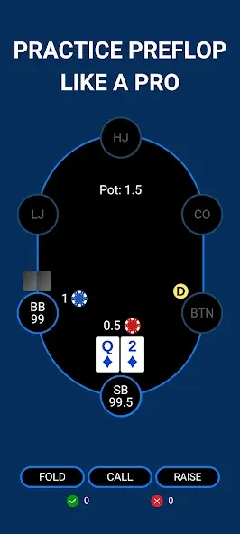 Poker Trainer - Learn poker screenshot 2