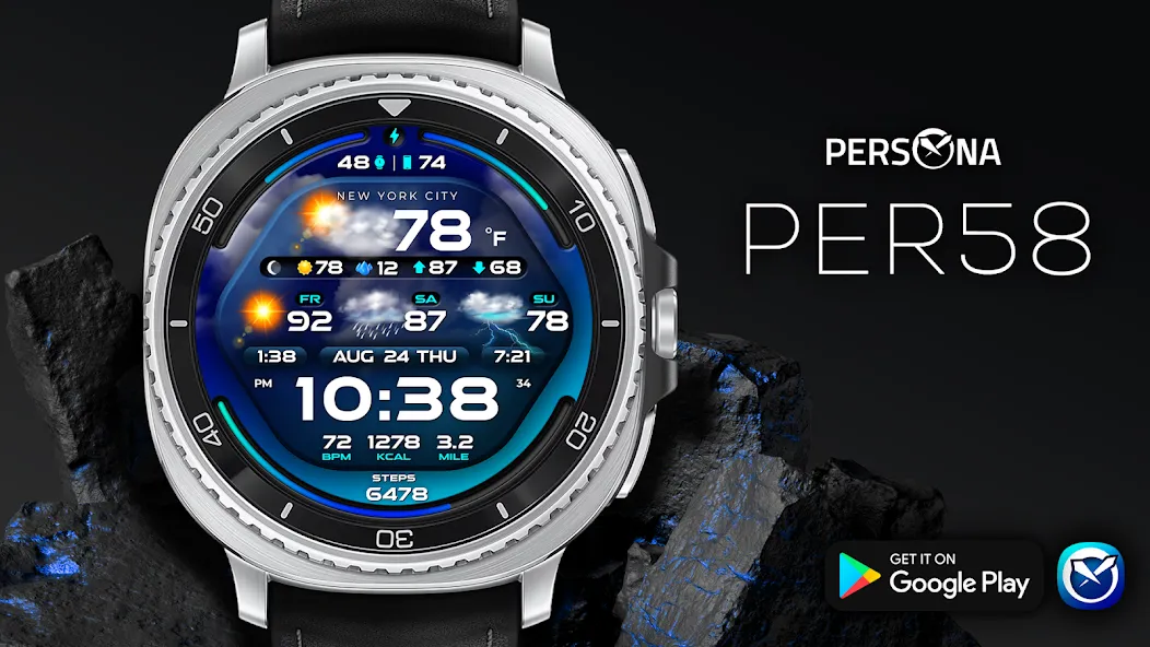 PER58 Weather WatchFaceDigital screenshot 33