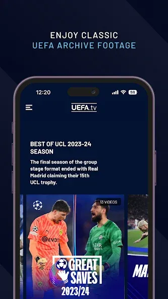 UEFA.tv screenshot 5