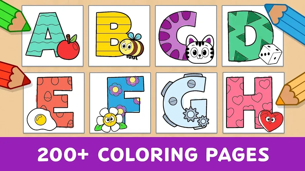Kids Coloring Games & Drawing screenshot 4