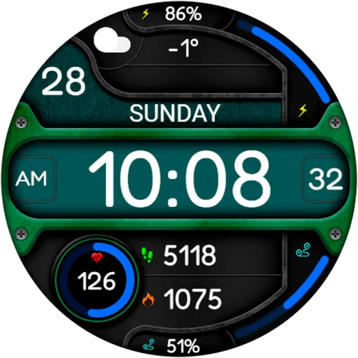 DIGI TRAMON URX52 Watch face screenshot 16
