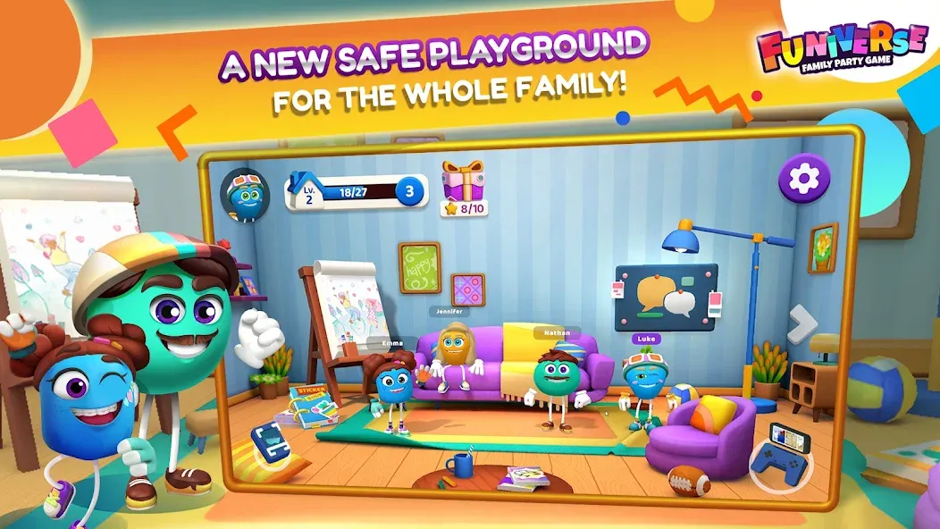 Funiverse: family party game screenshot 1