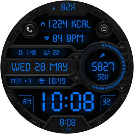 DIGI SONOMULA Watch face screenshot 23