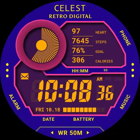 CELEST5536 Retro Digital Watch screenshot 25