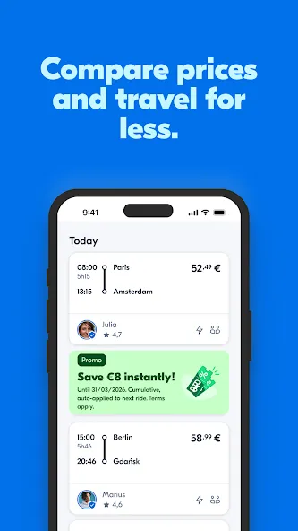 BlaBlaCar: Carpooling and Bus screenshot 2