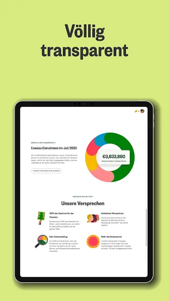 Ecosia Klimapositiver Browser screenshot 11
