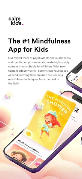 Calm Kids: Mindfulness & Yoga screenshot 1