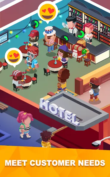 Sim Hotel Tycoon: Tycoon Games screenshot 8