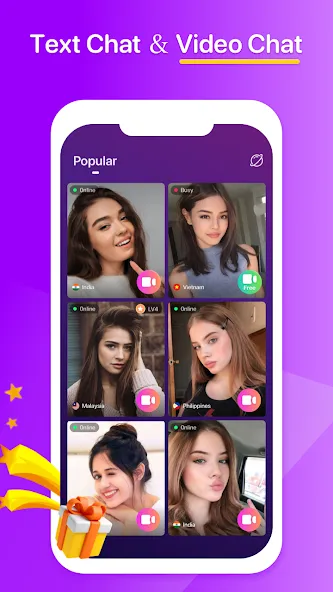 BunchatLite Video chat screenshot 1