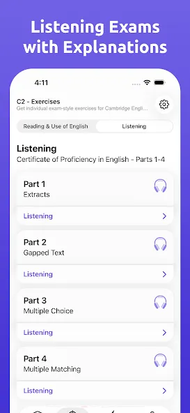 Cambridge C2 Exam Simulator screenshot 6
