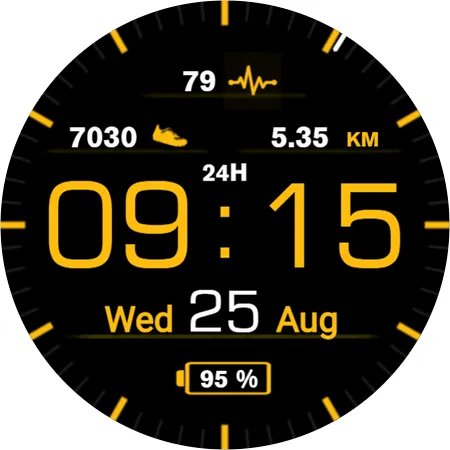 Casual Watchface AKM Wear OS screenshot 9