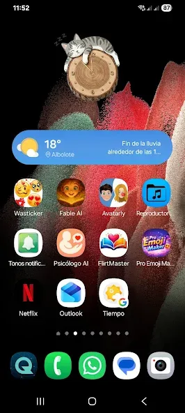 Big Clock Widget screenshot 1