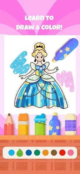 bekids Princess Coloring Book screenshot 1