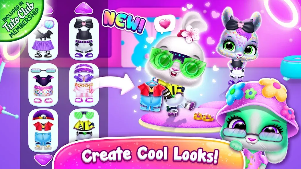 Bunnsies - Happy Pet World screenshot 1