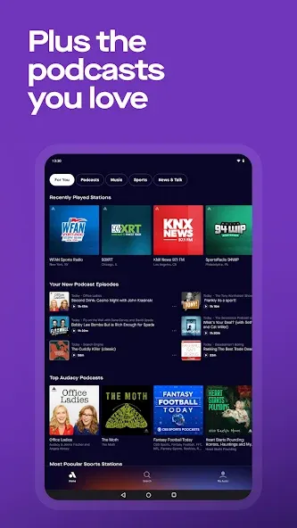 Audacy: Radio & Sports Talk screenshot 9