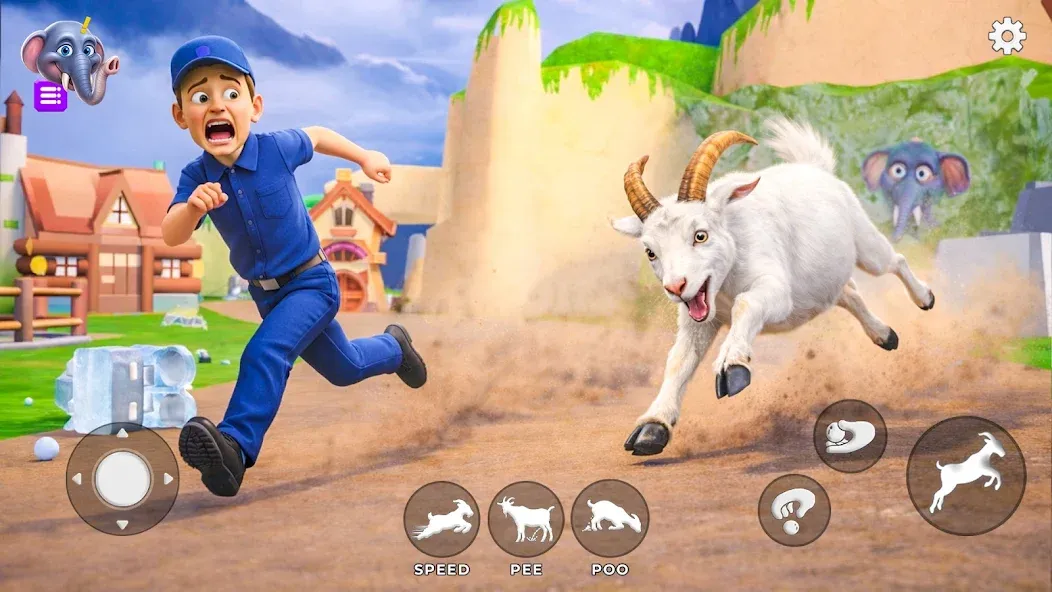 Crazy Goat: Prank Simulator screenshot 4