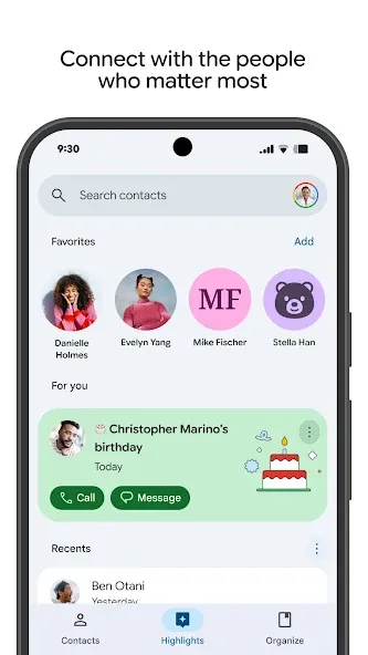 Contacts screenshot 5
