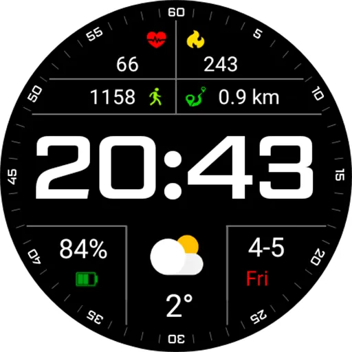 Digital Costa Watch Face screenshot 13