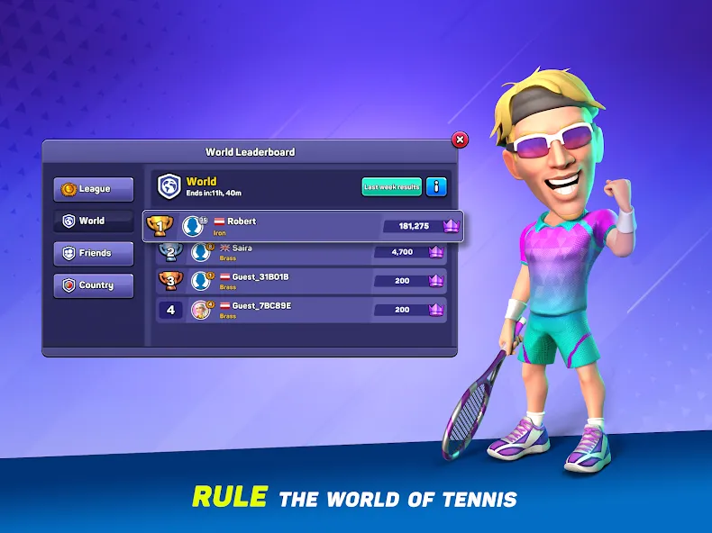 Mini Tennis: Perfect Smash screenshot 10