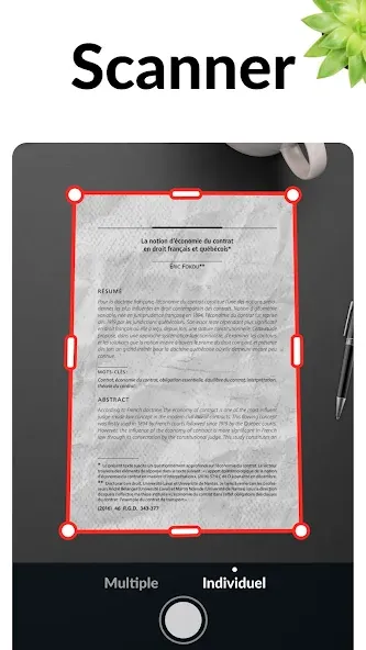 Appli de scan PDF -Scanner PDF screenshot 1