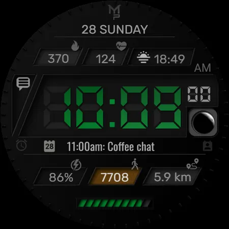 V1NYL - Digital watch face screenshot 15