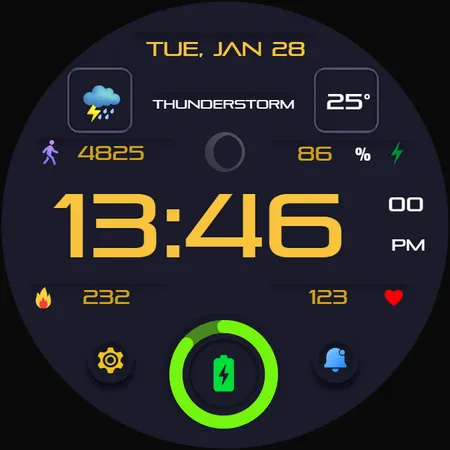 Lucina Digital Watch Face screenshot 36
