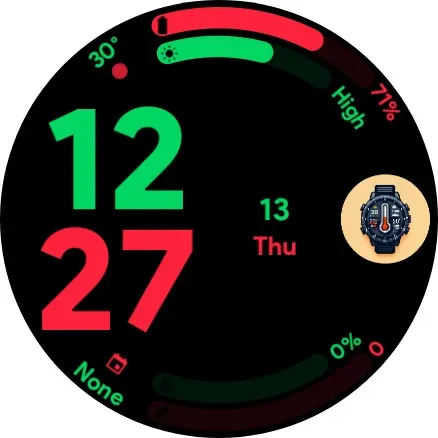 Digital Arc - Watch face screenshot 12