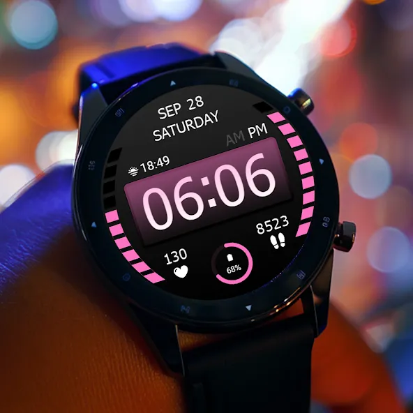 Key WF47 Digital Watch Face screenshot 2