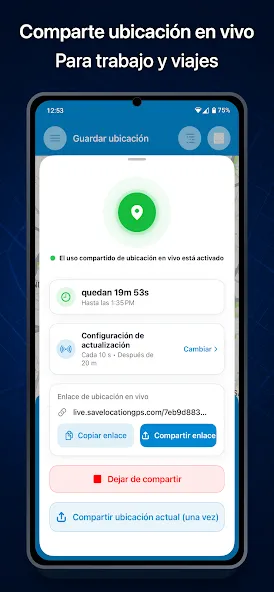 Guarda Ubicación GPS screenshot 2