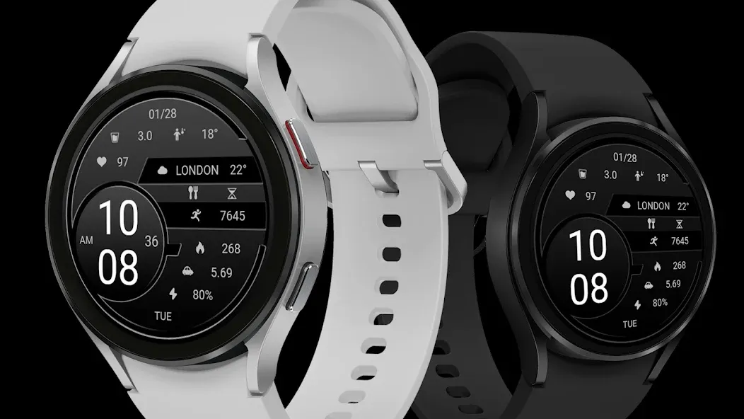 ZKin Watch Retro Elegant Black screenshot 1