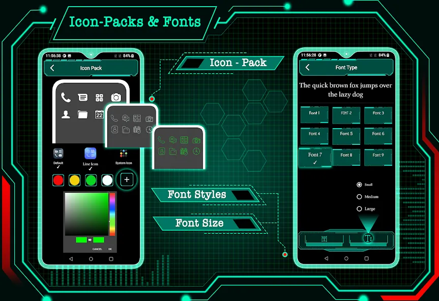 Strip Hi-tech Launcher 2025 screenshot 8