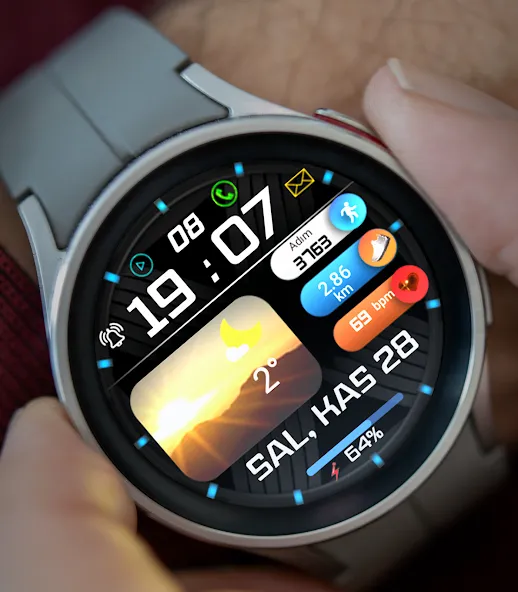 FSW248 digital Watchface screenshot 3