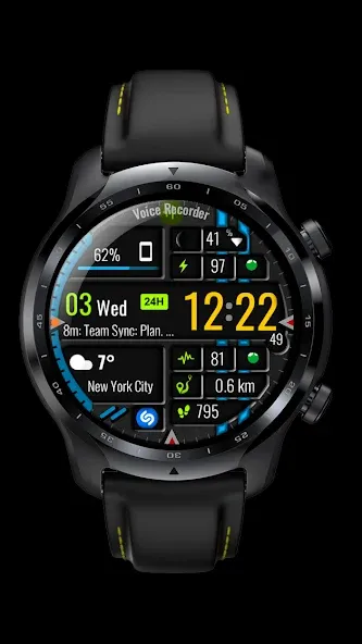Digital Watch Face CUE105 screenshot 7