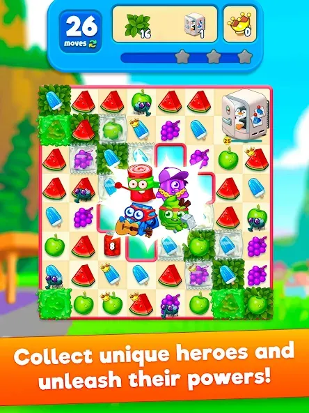 Sugar Heroes - match 3 game screenshot 7