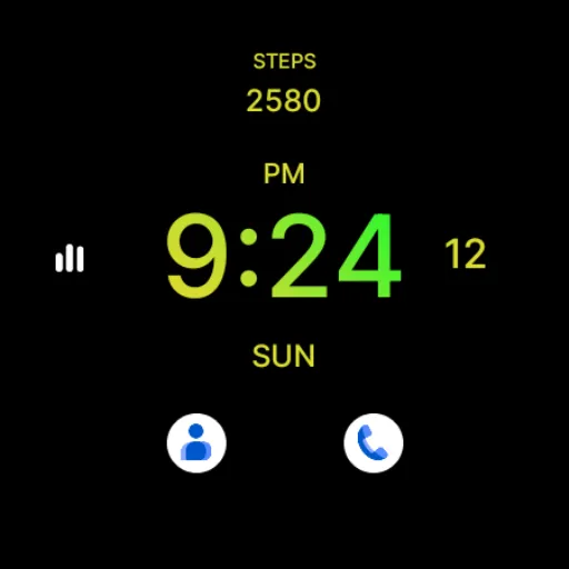 Pure Mango Watch Face screenshot 5