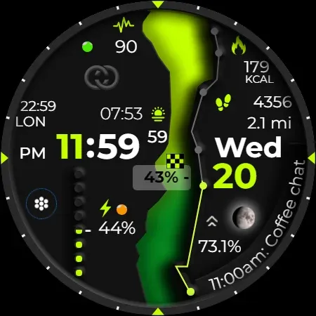 Digital Watch Face CUE102 screenshot 15
