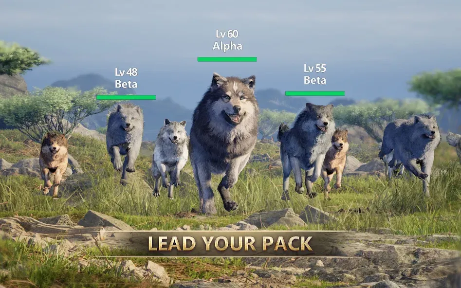 Wolf Game: Wild Animal Wars screenshot 13